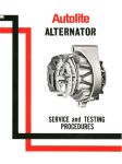 1966 Autolite Alternator and charging system explained.  