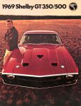 1969 Shelby GT 350 GT 500 sales brochure